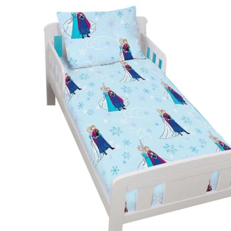 Disney Frozen Lights 4 In 1 Junior Rotary Bedding Bundle Set £14.99